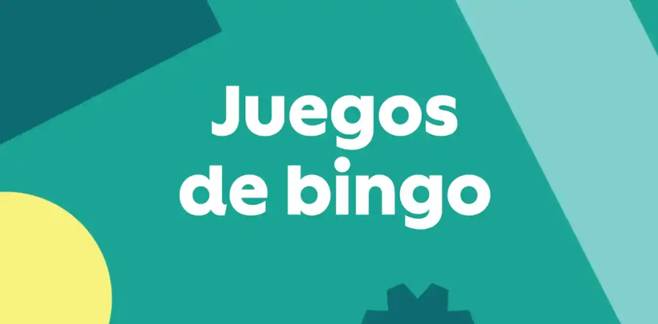 Texto promocional que anuncia Juegos de bingo